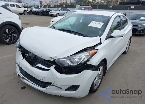 2013 Hyundai Elantra Gls z USA, uszkodzony, nr VIN 5NPDH4AE4DH403256